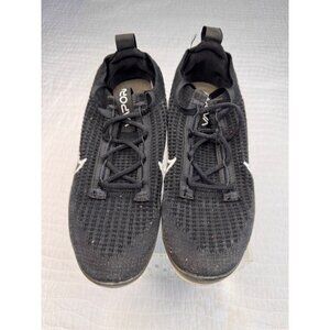 Nike Air VaporMax Flyknit 3 Black/White Running Shoes Size W 6